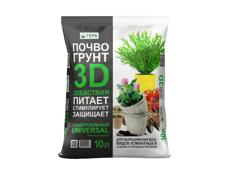 Грунт 3D 10 литров универсальный
